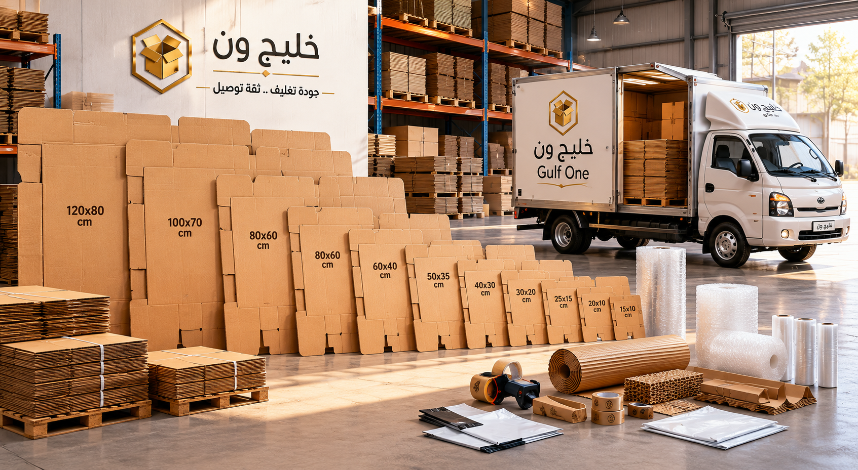 توصيل كراتين فاضية بالجملة بأفضل الأسعار وكراتين للبيع في الكويت من خليج ون